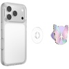 PopSockets Phone Grip for MagSafe, Magnetic Holder- Monarch(Enamel Butterfly Prisim)
