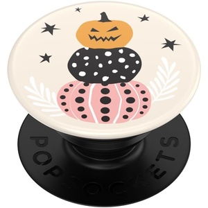 PopSockets Phone Grip for MagSafe, Magnetic Holder- Ghostie(Pumpkin Stack)