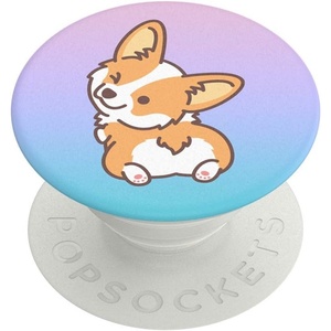 PopSockets Phone Grip for MagSafe, Magnetic Holder- Juniper(Cheeky Corgi)