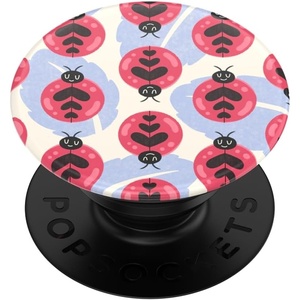 PopSockets Phone Grip for MagSafe, Magnetic Holder- Milk(Lady Bug)