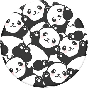 PopSockets Phone Grip for MagSafe, Magnetic Holder- Milk(Pandamonium)