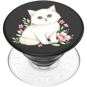 PopSockets Phone Grip for MagSafe, Magnetic Holder- Nana Cat(Pretty Kitty)
