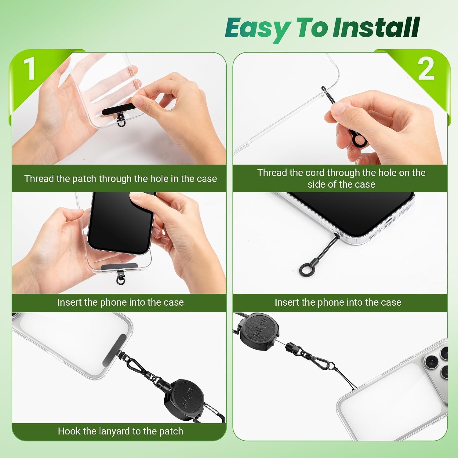 image:imagetakyu Cell Phone Tether Antitheft Strap Lanyard BlackBlackblack