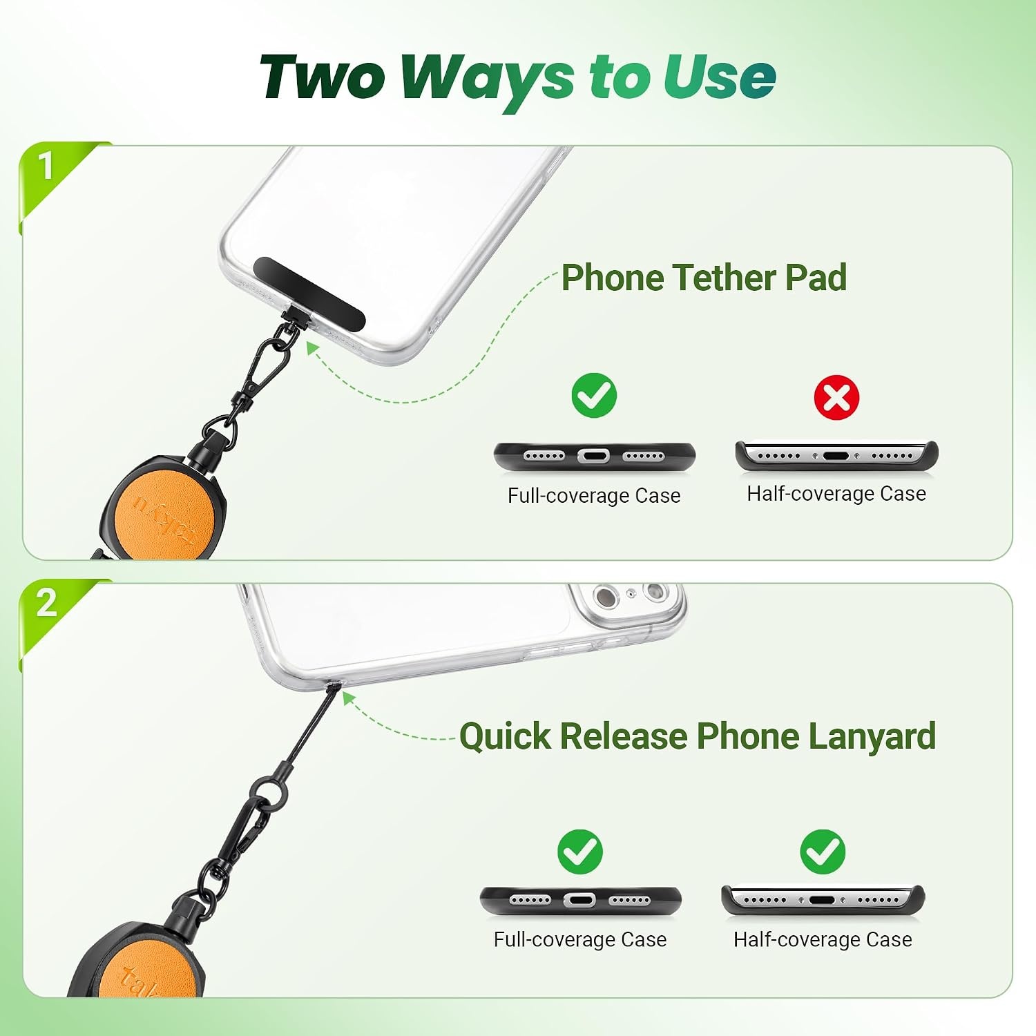 image:imagetakyu Cell Phone Tether Antitheft Strap Lanyard BlackOrange