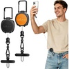 takyu Cell Phone Tether Anti-theft Strap Lanyard, Black(Black+orange)